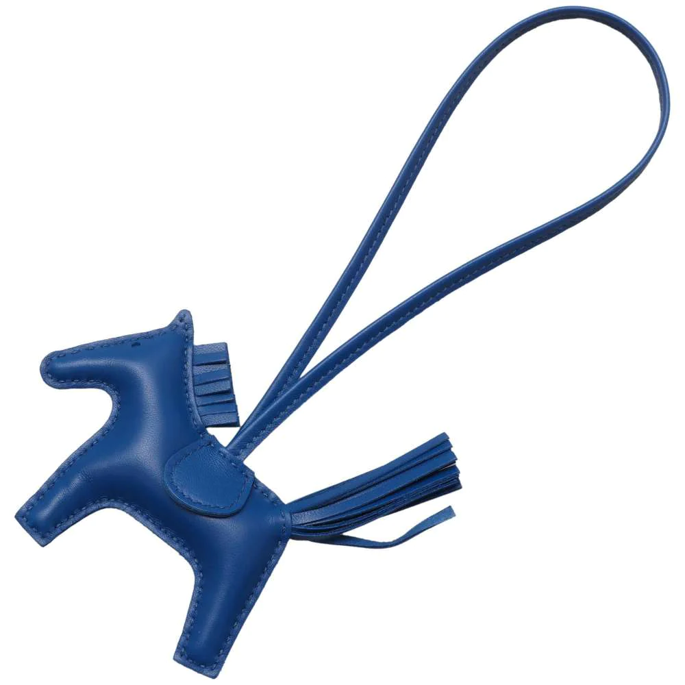 HERMES Rodeo Size PM Blue france Lambskin